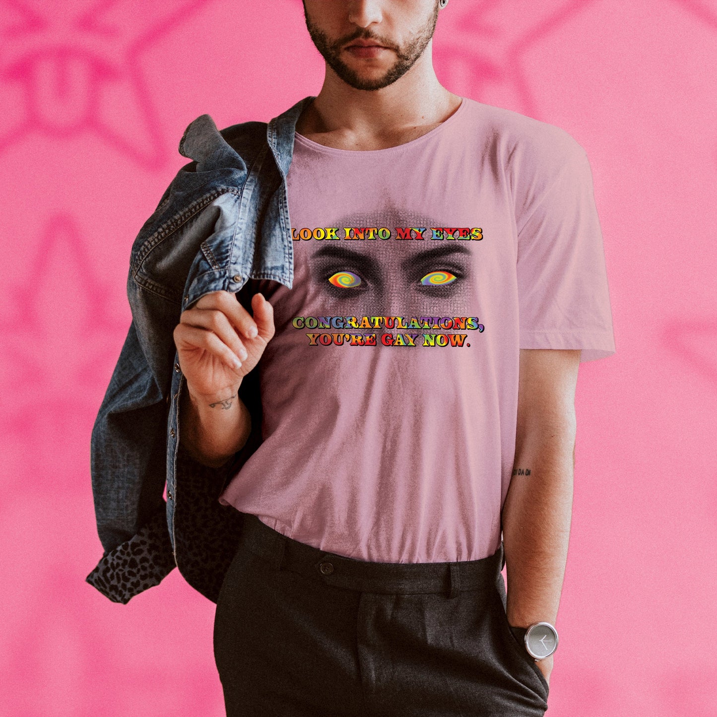 Gay Pride Hypnosis Shirt for LGBTQ Pride Shirt for Queer Pride Gay Pride Lesbian Shirt LGBT Say Gay Bill Shirt Love is Love Say Gay Rainbow
