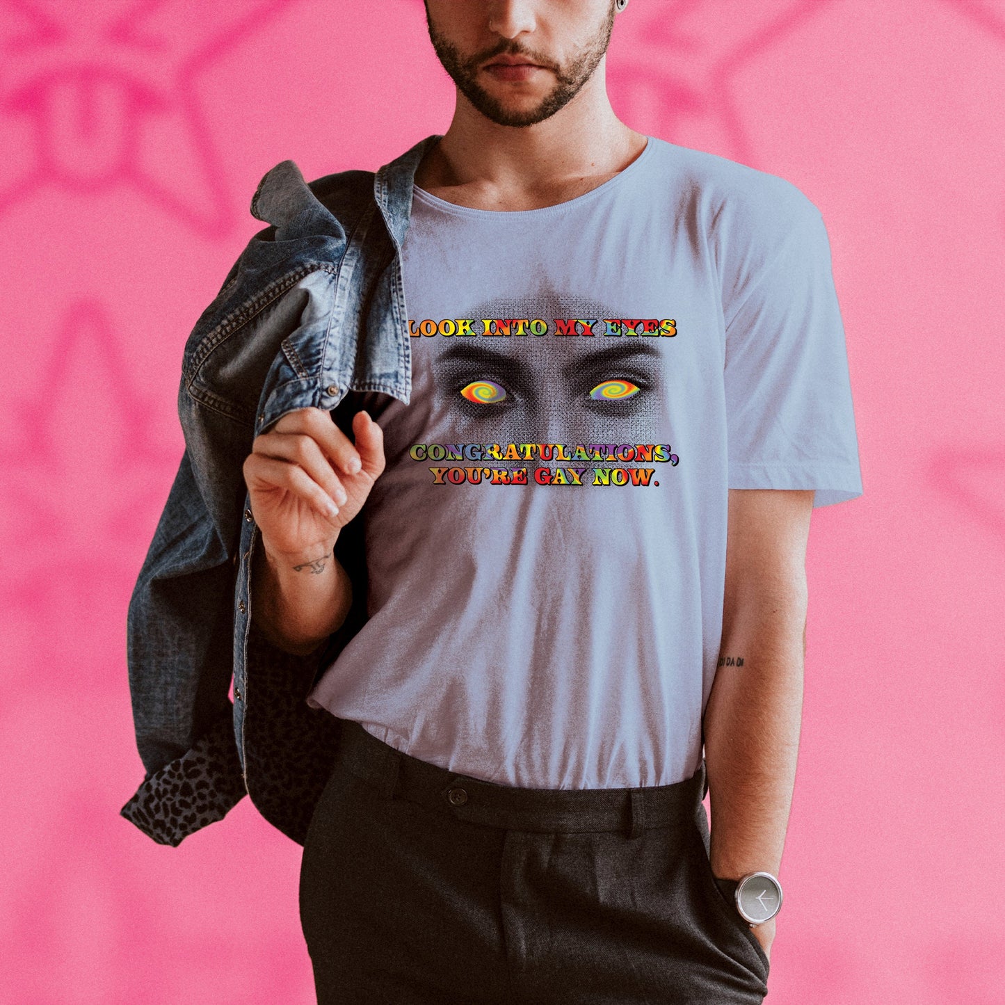 Gay Pride Hypnosis Shirt for LGBTQ Pride Shirt for Queer Pride Gay Pride Lesbian Shirt LGBT Say Gay Bill Shirt Love is Love Say Gay Rainbow
