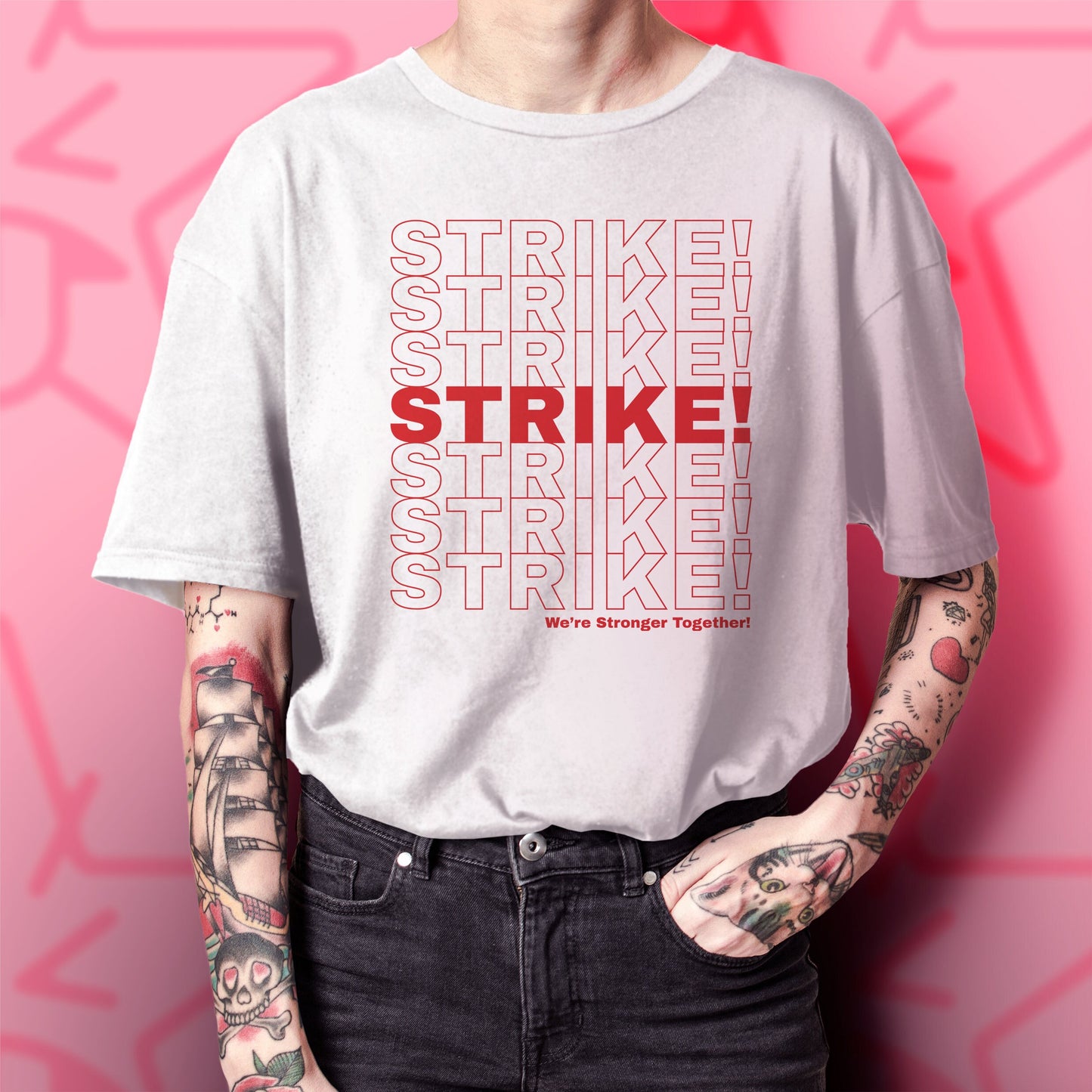 Strike Shirt for Union Protest t-shirt for pro-labor tshirt Socialist Strike t shirt for Progressives in solidarity shirt for labor workers