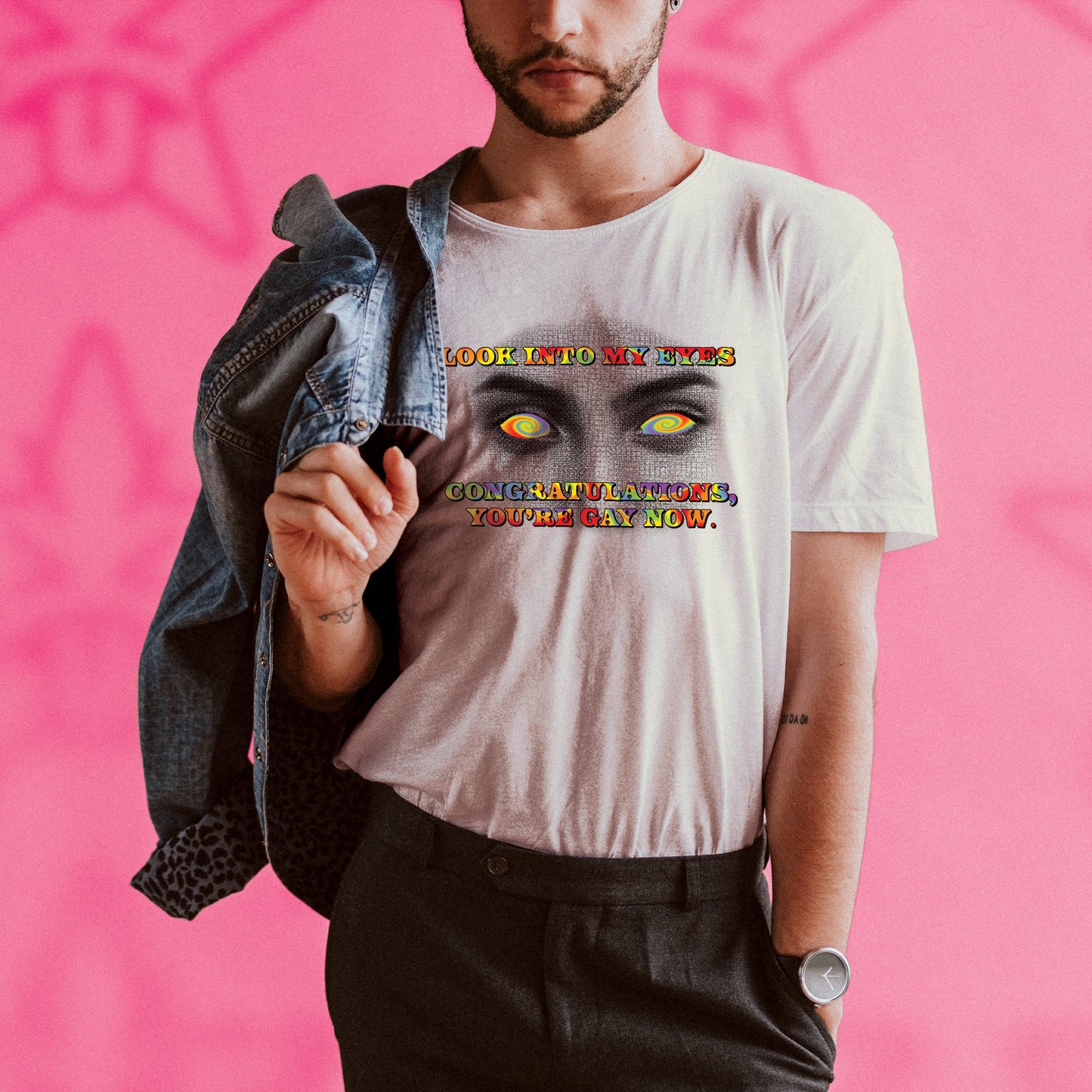 Gay Pride Hypnosis Shirt for LGBTQ Pride Shirt for Queer Pride Gay Pride Lesbian Shirt LGBT Say Gay Bill Shirt Love is Love Say Gay Rainbow