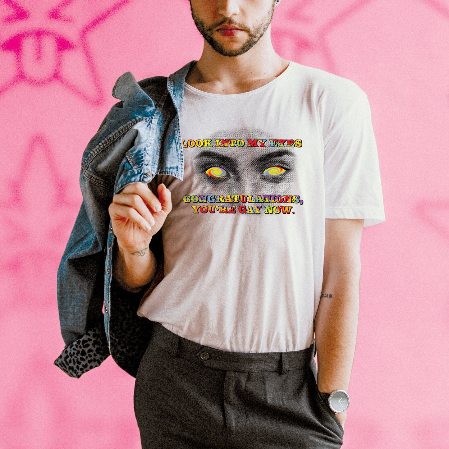 Gay Pride Hypnosis Shirt for LGBTQ Pride Shirt for Queer Pride Gay Pride Lesbian Shirt LGBT Say Gay Bill Shirt Love is Love Say Gay Rainbow