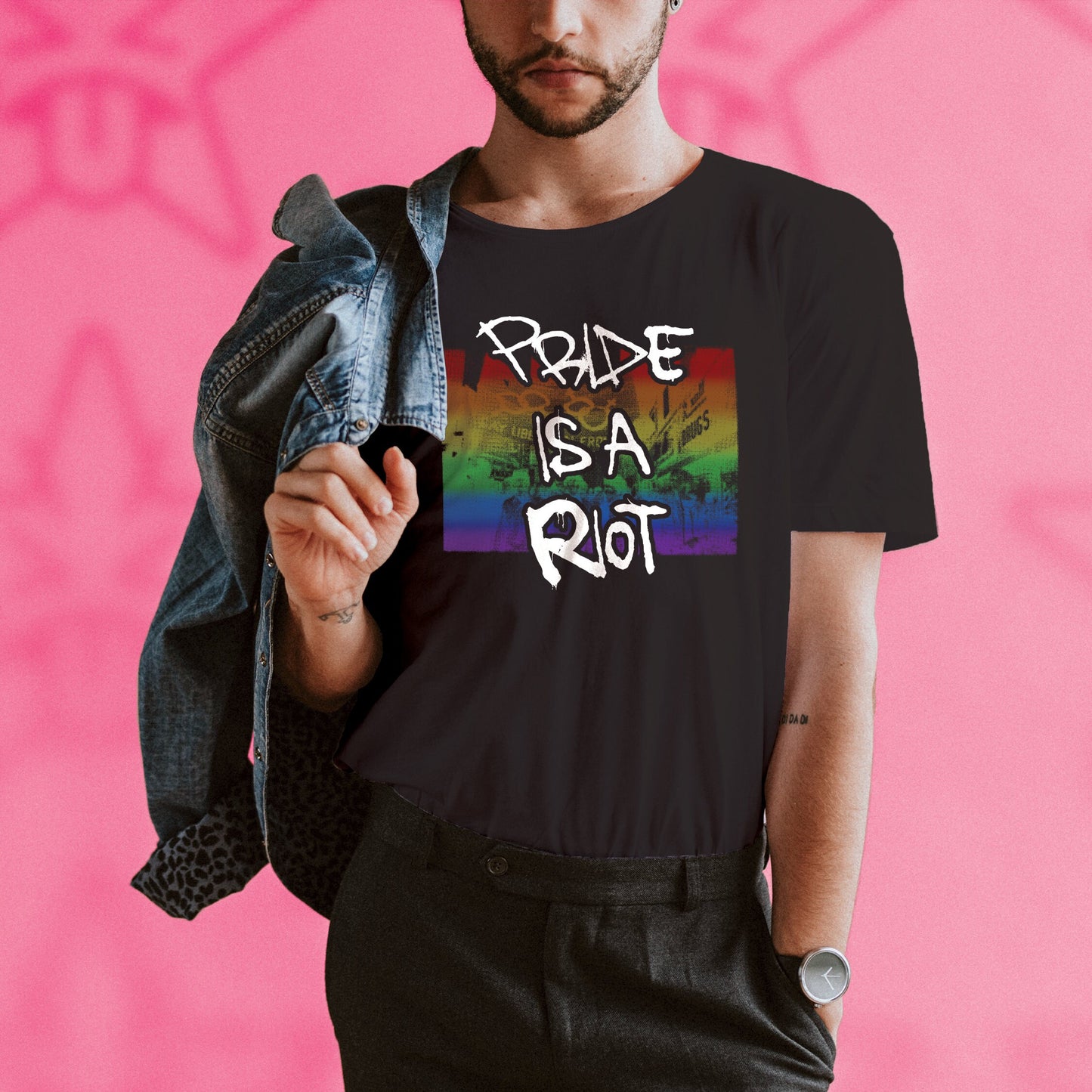 Pride Shirt Pride is a Riot Gay Pride Shirt for LGBTQ Pride Shirt for Queer Pride Gay Pride Lesbian Shirt LGBT Say Gay Bill Love is Love