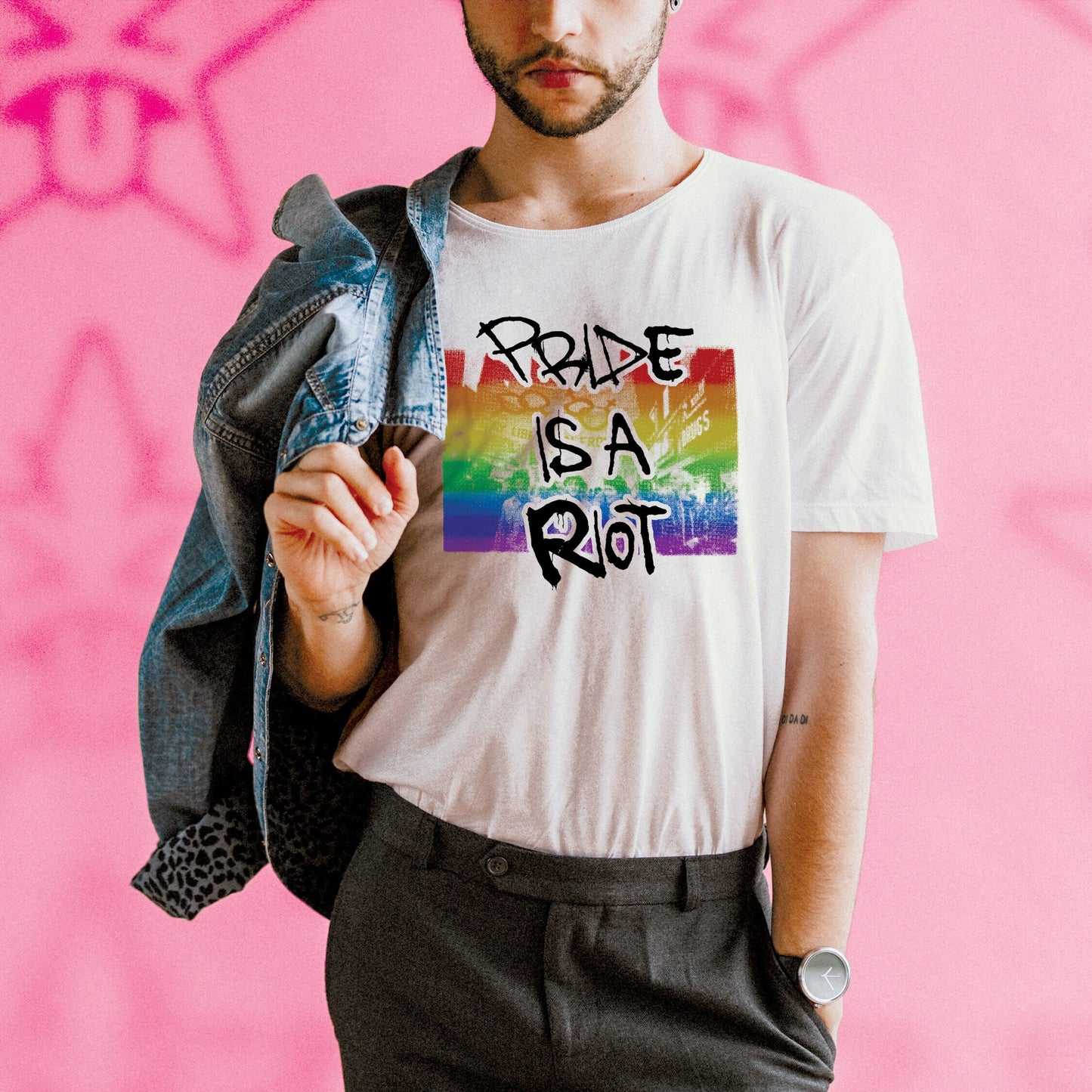 Pride Shirt Pride is a Riot Gay Pride Shirt for LGBTQ Pride Shirt for Queer Pride Gay Pride Lesbian Shirt LGBT Say Gay Bill Love is Love