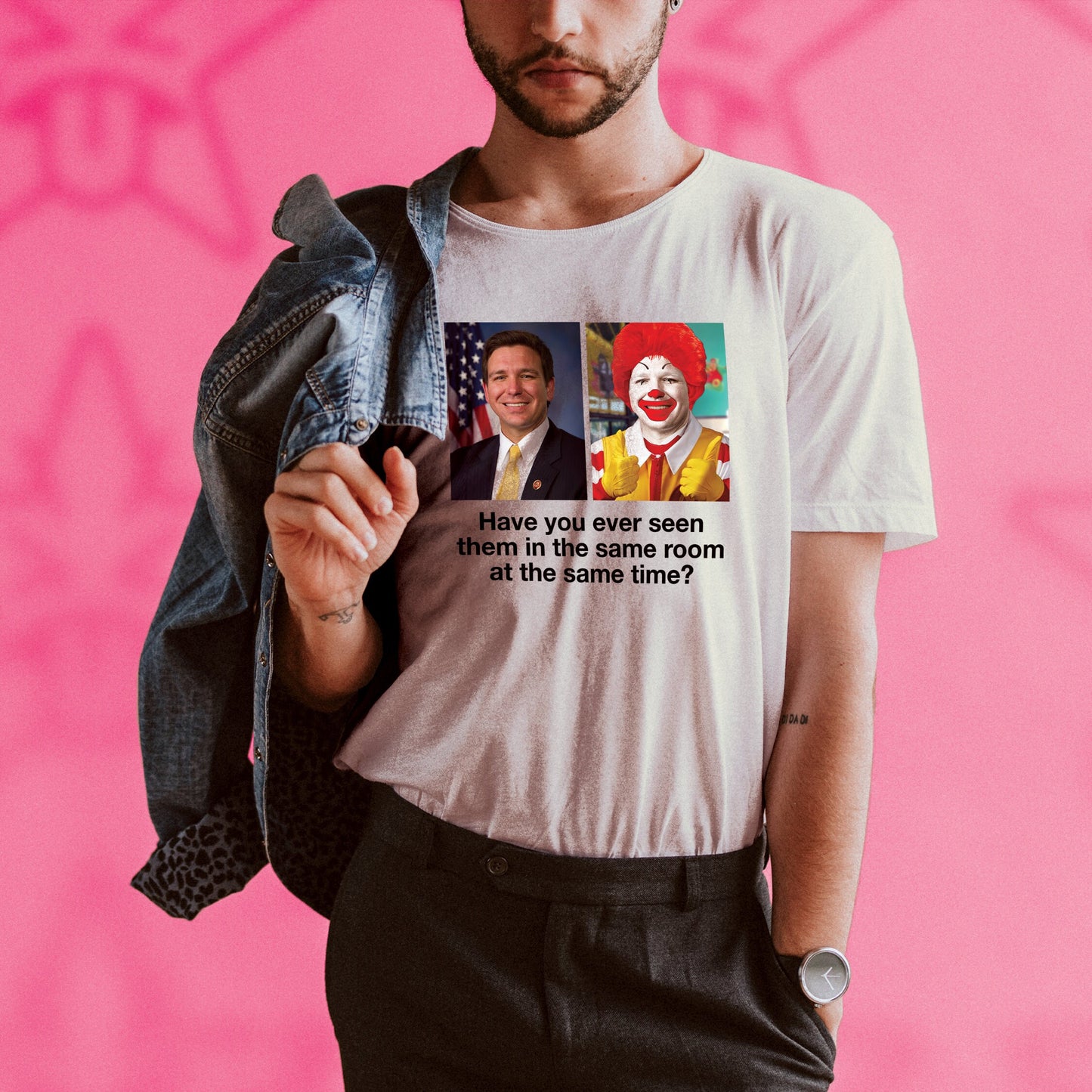 Pride Shirt Ron DeSantis McDonalds STFU Gay Pride Shirt for LGBTQ Pride Shirt for Queer Pride Gay Pride Lesbian Shirt LGBT Say Gay Bill