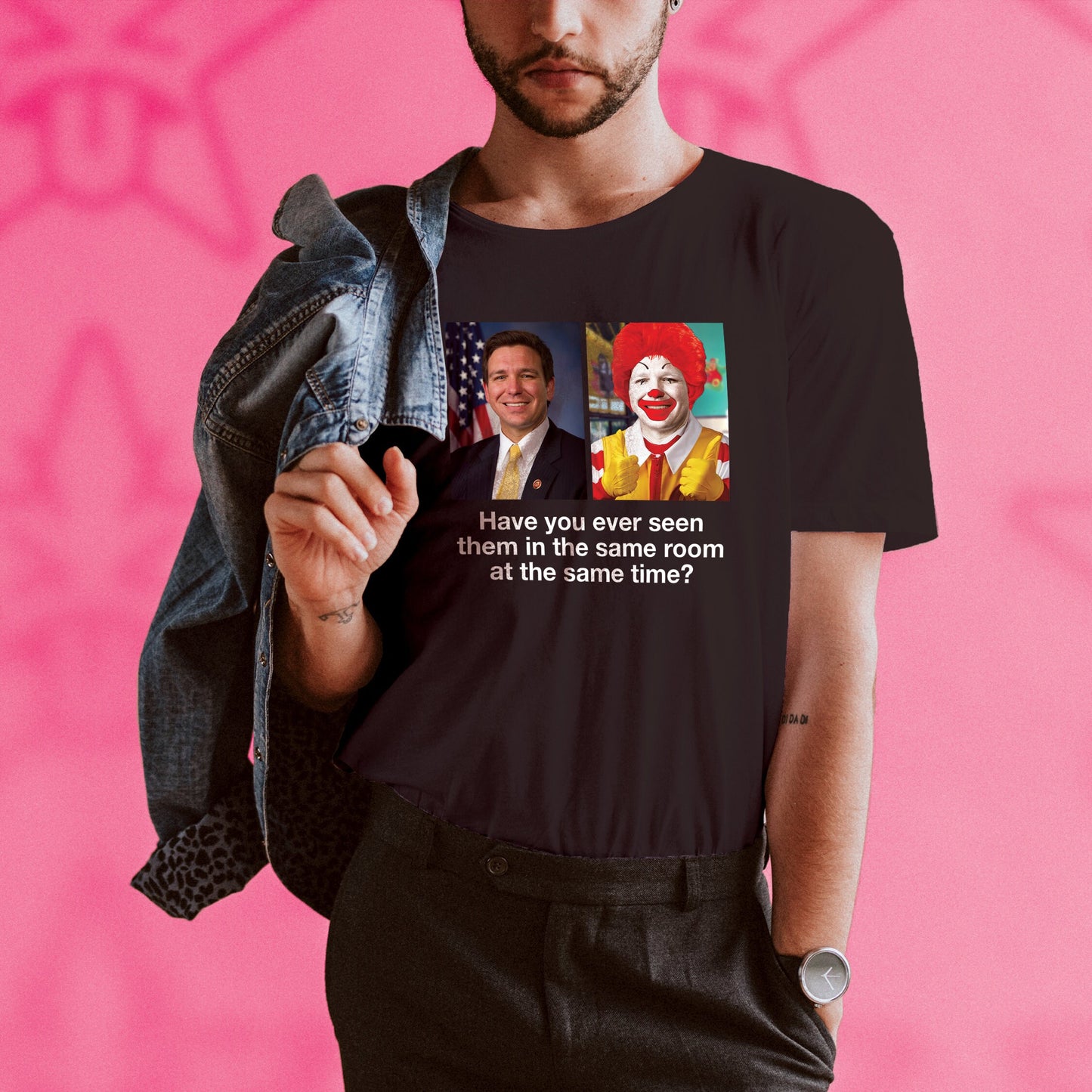 Pride Shirt Ron DeSantis McDonalds STFU Gay Pride Shirt for LGBTQ Pride Shirt for Queer Pride Gay Pride Lesbian Shirt LGBT Say Gay Bill