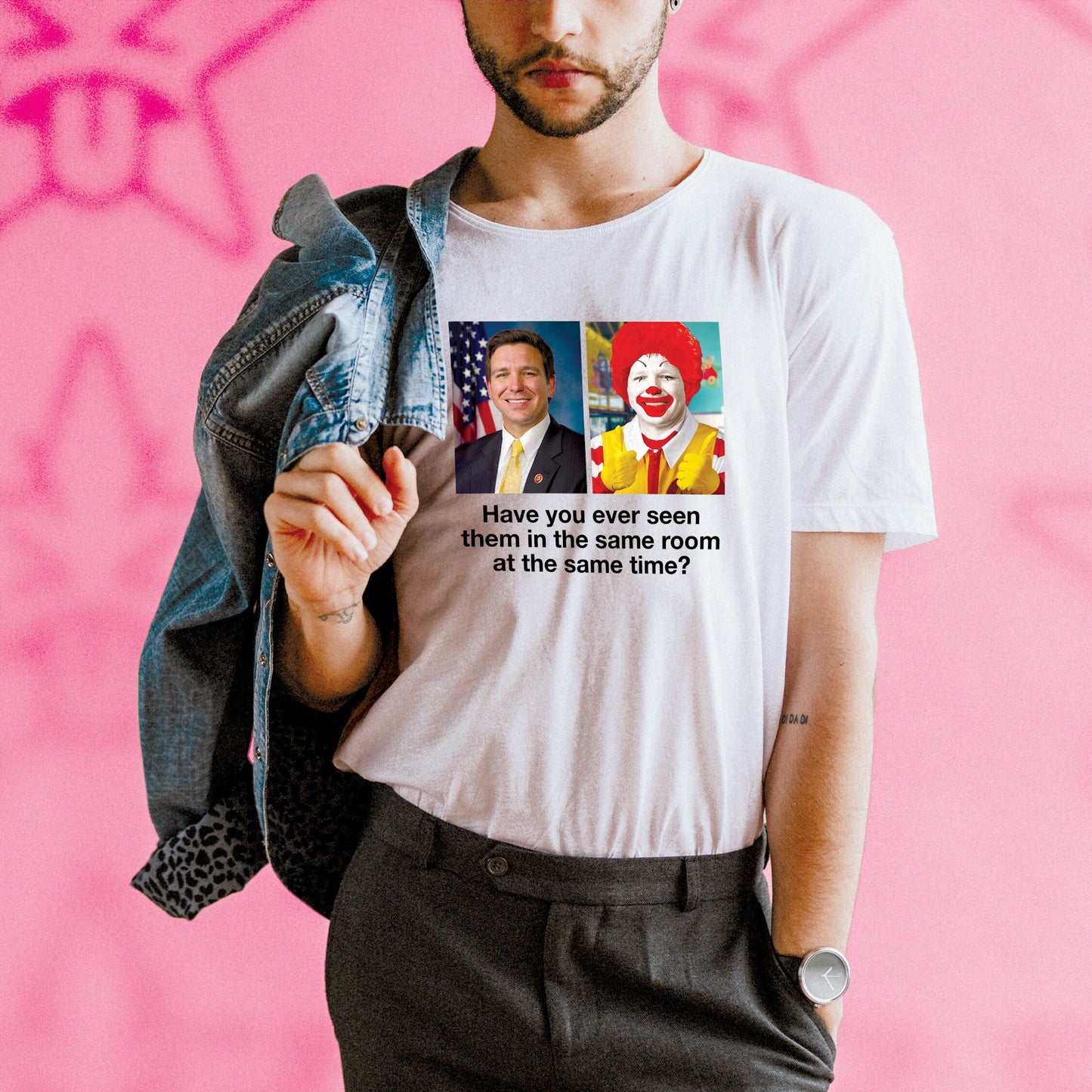 Pride Shirt Ron DeSantis McDonalds STFU Gay Pride Shirt for LGBTQ Pride Shirt for Queer Pride Gay Pride Lesbian Shirt LGBT Say Gay Bill