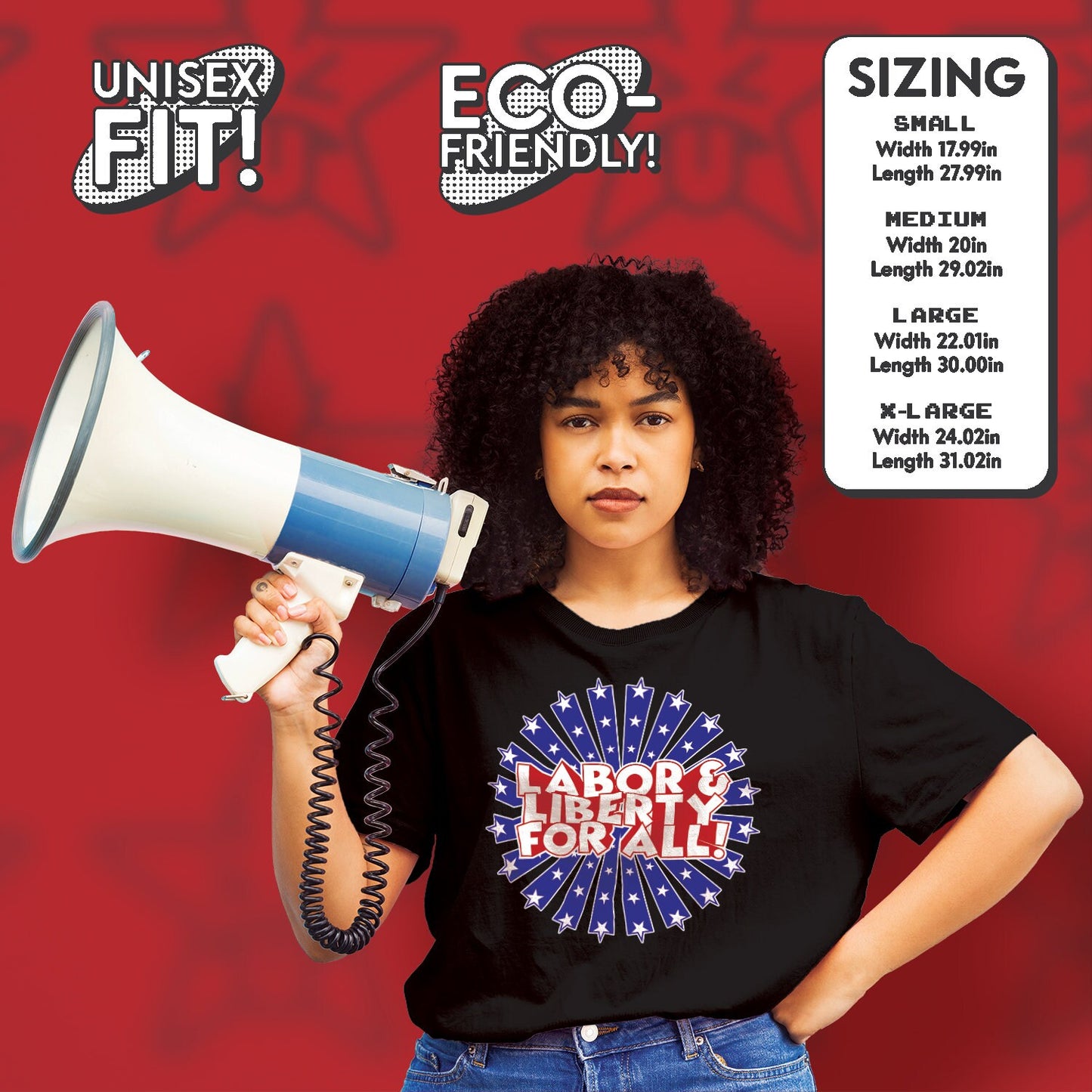 Labor and Liberty Shirt America Patriot tshirt 4th of July tShirt Socialist Shirt Dissent is Patriotic shirt Independence Day fair wages USA