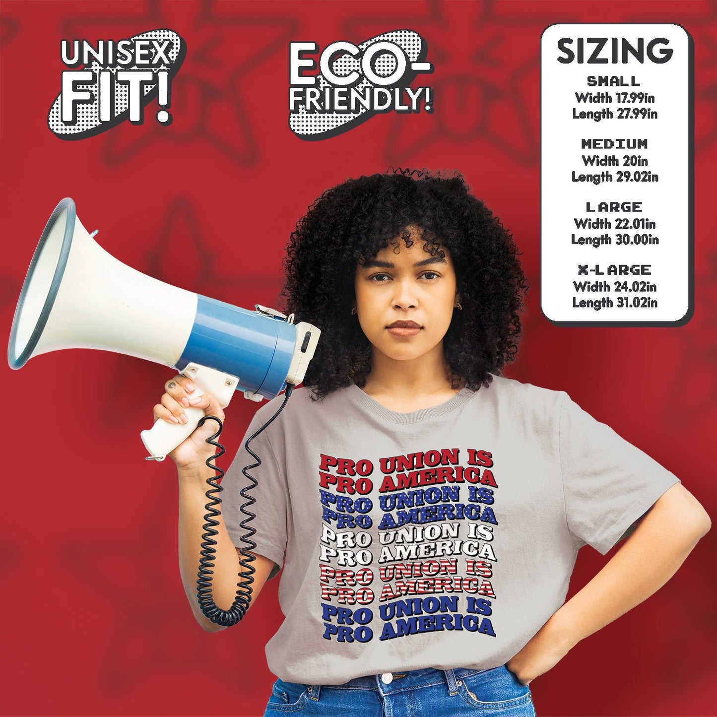 Pro Union is Pro America Shirt Labor Union Solidarity shirt Workers Revolution Shirt Gift for Socialist Shirt American Patriot for Fair Wage