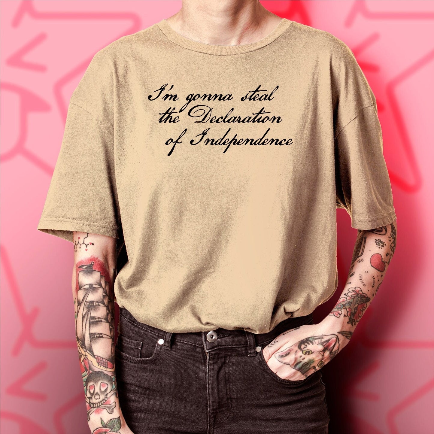 I'm Gonna Steal the Declaration of Independence Shirt Nicholas Cage National Treasure tshirt Socialist Shirt Protest is Patriotic America af