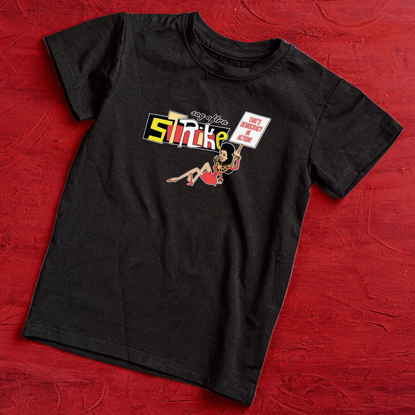 SAG AFTRA Strike Shirt Actor Nanny Fran Drescher Strike t-shirt striking screen actors guild t shirt WGA Solidarity Hollywood labor Union