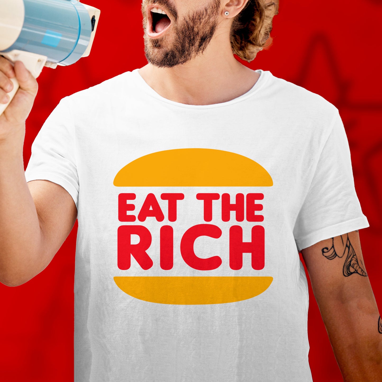 Eat the Rich Shirt Political Anti Capitalist tshirt Leftist Gift Socialist Communist tshirt Anarchist punk revolution Labor Union Solidarity