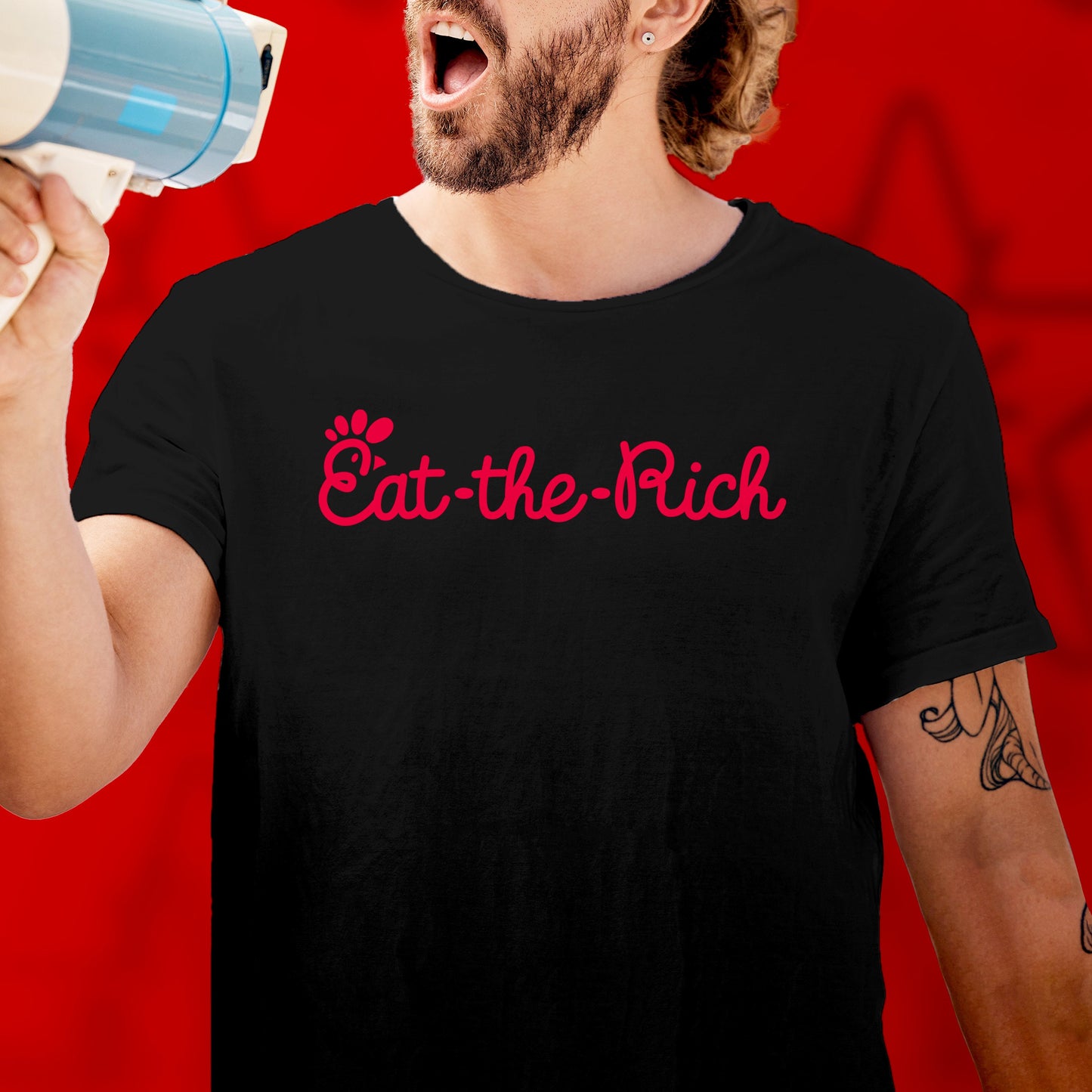 Eat the Rich Shirt Political Anti Capitalist tshirt Leftist Gift Socialist Communist tshirt Anarchist punk revolution Labor Union Solidarity