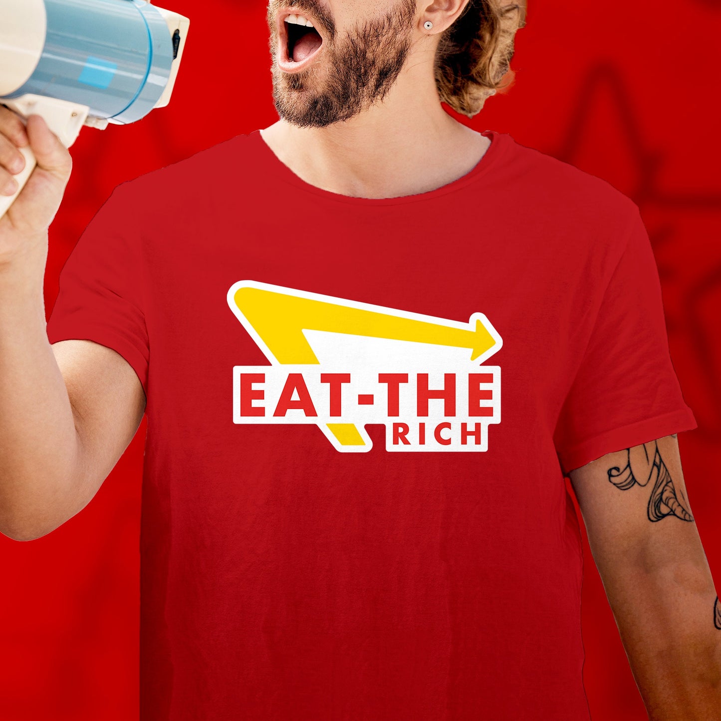Eat the Rich Shirt Political Anti Capitalist tshirt Leftist Gift Socialist Communist tshirt Anarchist punk revolution Labor Union Solidarity