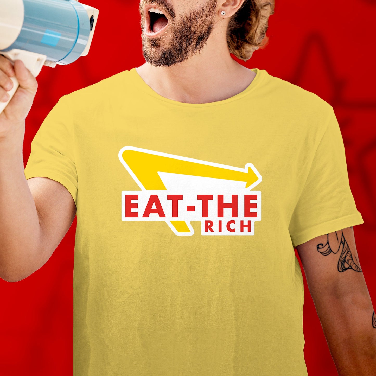 Eat the Rich Shirt Political Anti Capitalist tshirt Leftist Gift Socialist Communist tshirt Anarchist punk revolution Labor Union Solidarity