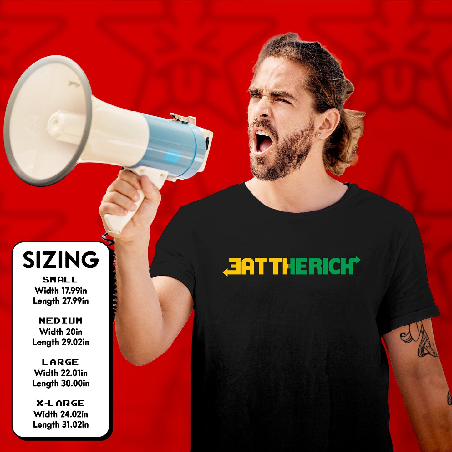 Eat the Rich Shirt Political Anti Capitalist tshirt Leftist Gift Socialist Communist tshirt Anarchist punk revolution Labor Union Solidarity