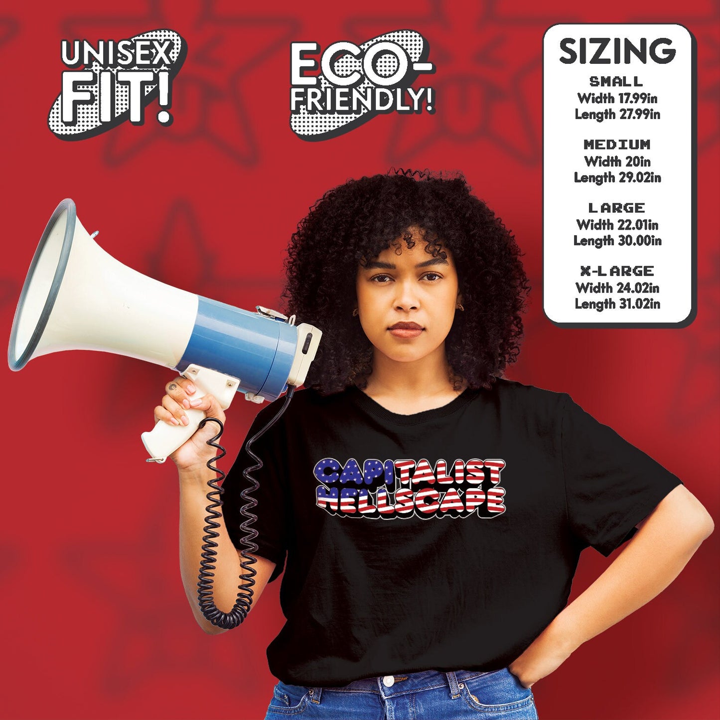 Capitalist Hellscape Shirt America Patriot tshirt 4th of July t-Shirt Socialist Shirt Dissent is Patriotic shirt Independence Day fair wages