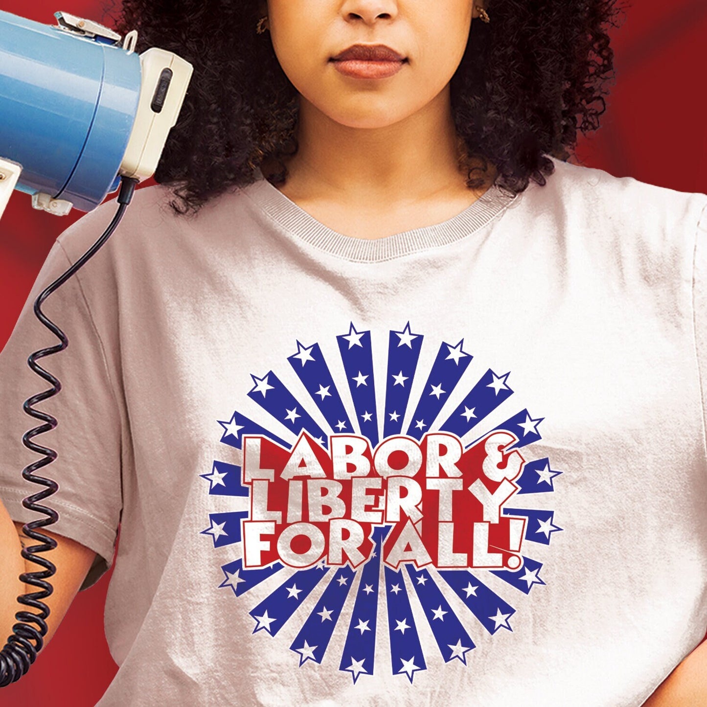 Labor and Liberty Shirt America Patriot tshirt 4th of July tShirt Socialist Shirt Dissent is Patriotic shirt Independence Day fair wages USA
