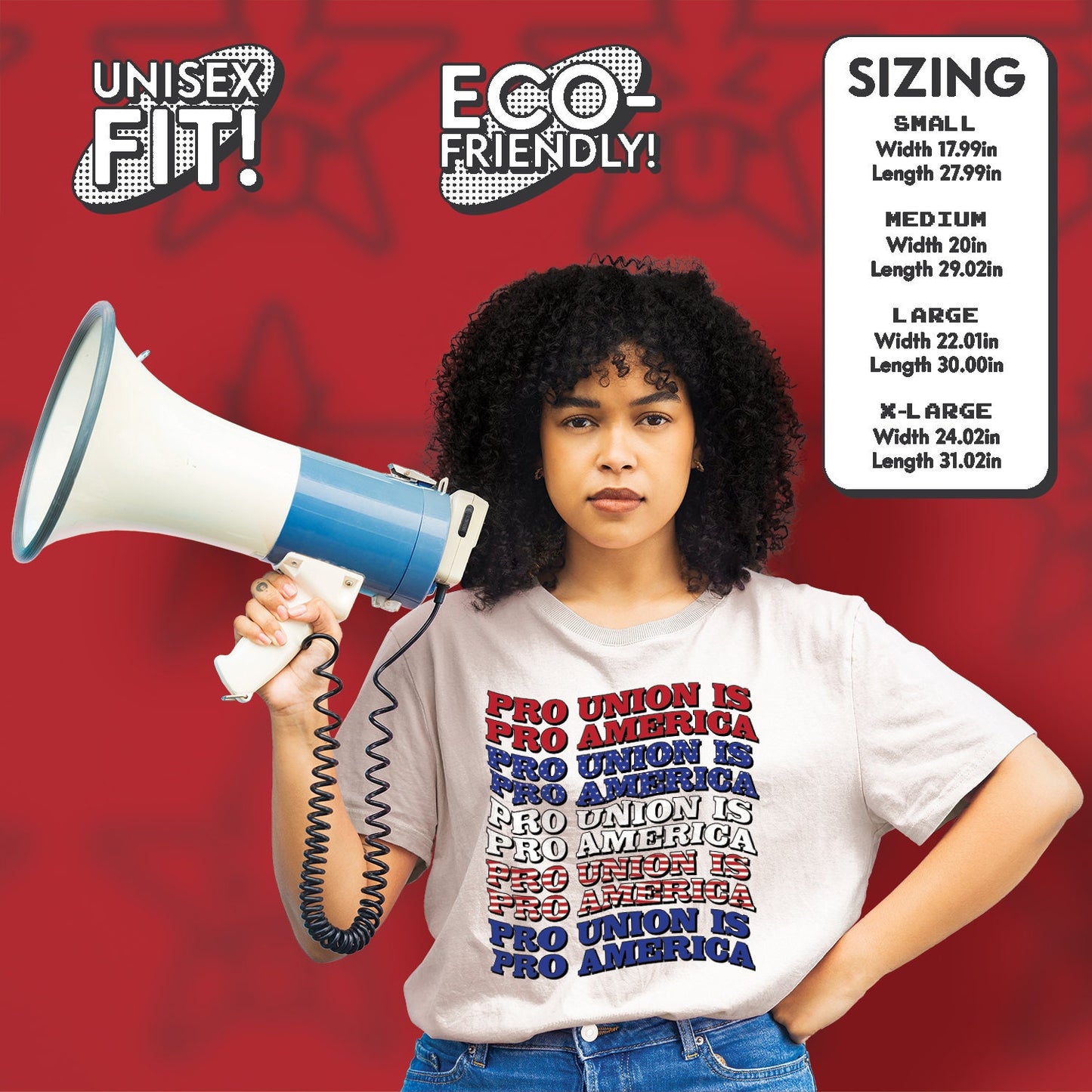 Pro Union is Pro America Shirt Labor Union Solidarity shirt Workers Revolution Shirt Gift for Socialist Shirt American Patriot for Fair Wage