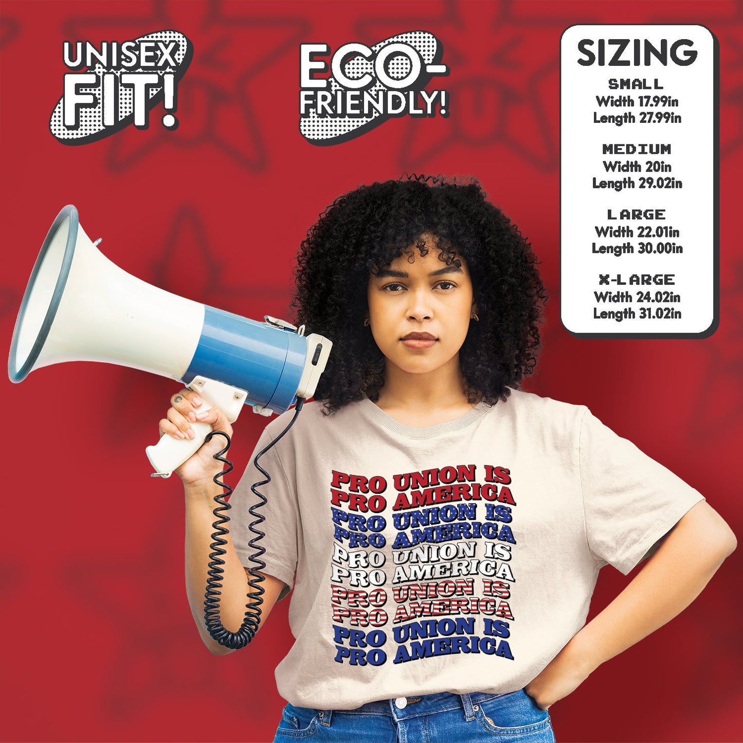 Pro Union is Pro America Shirt Labor Union Solidarity shirt Workers Revolution Shirt Gift for Socialist Shirt American Patriot for Fair Wage