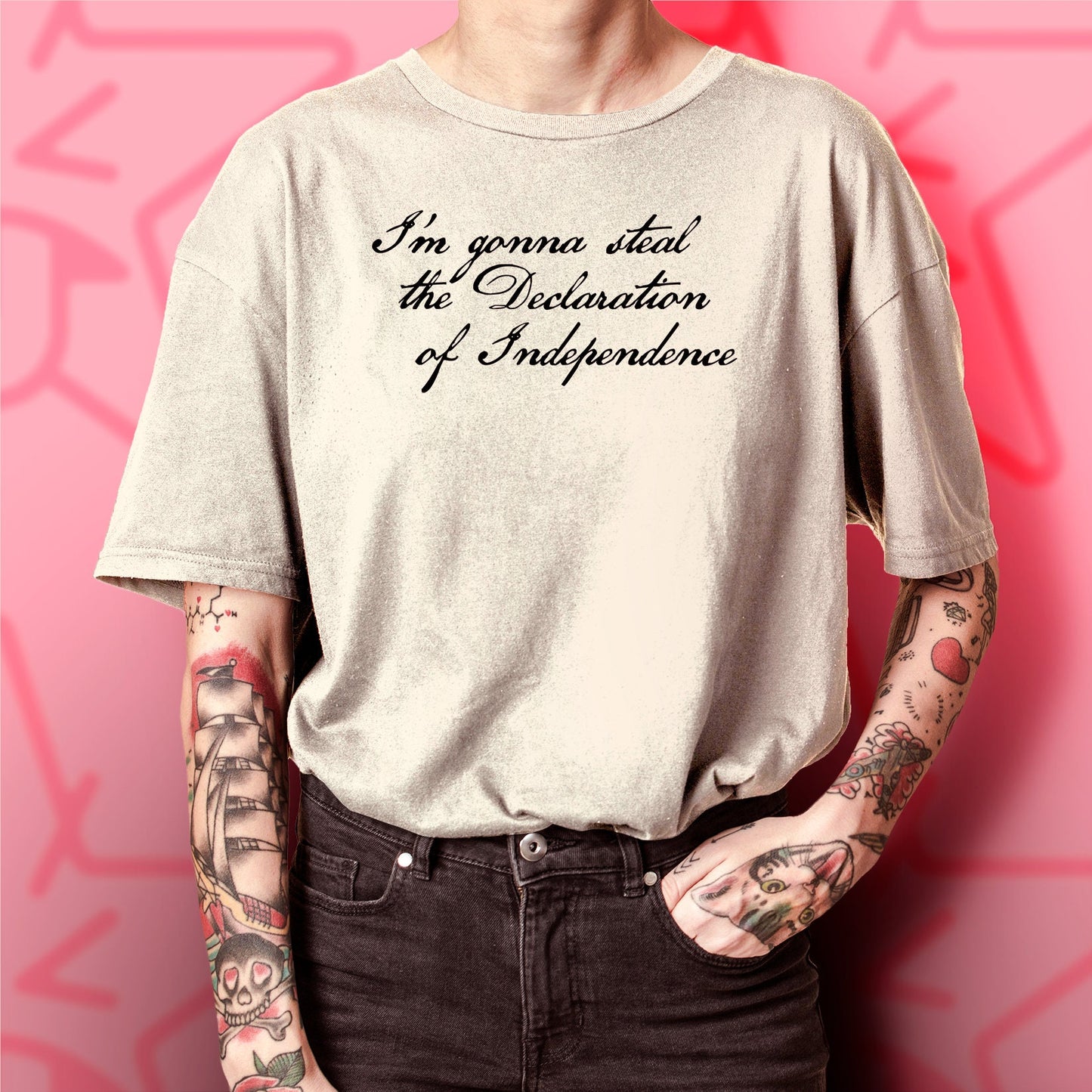 I'm Gonna Steal the Declaration of Independence Shirt Nicholas Cage National Treasure tshirt Socialist Shirt Protest is Patriotic America af