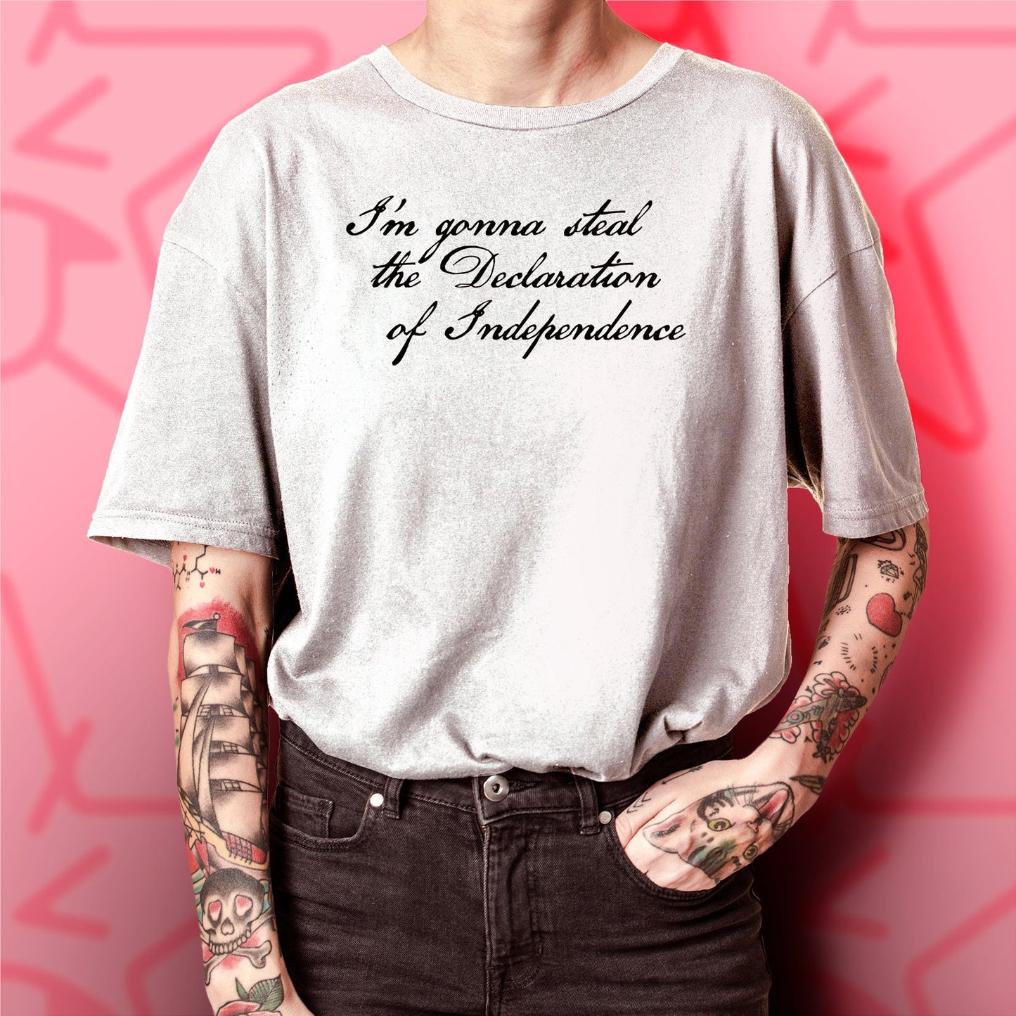 I'm Gonna Steal the Declaration of Independence Shirt Nicholas Cage National Treasure tshirt Socialist Shirt Protest is Patriotic America af