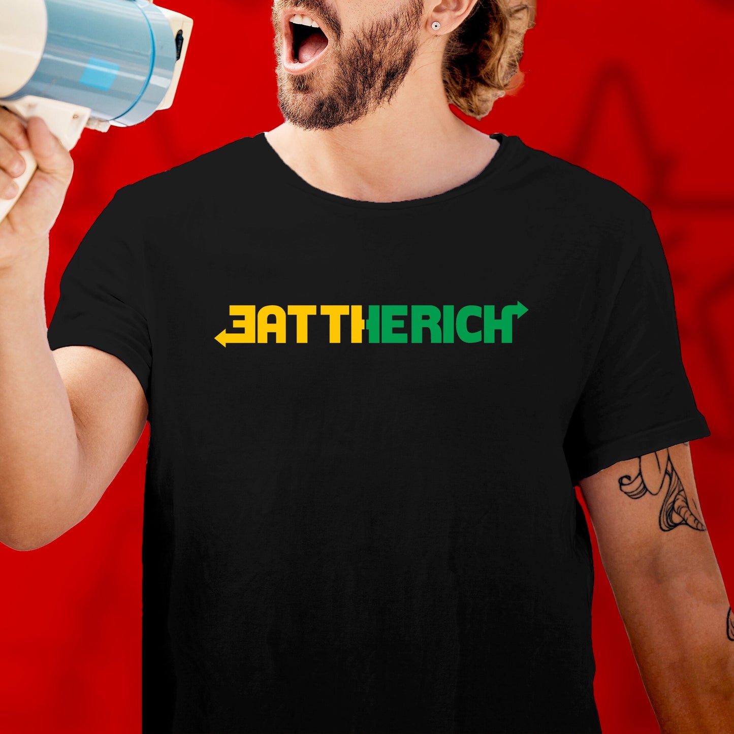 Eat the Rich Shirt Political Anti Capitalist tshirt Leftist Gift Socialist Communist tshirt Anarchist punk revolution Labor Union Solidarity