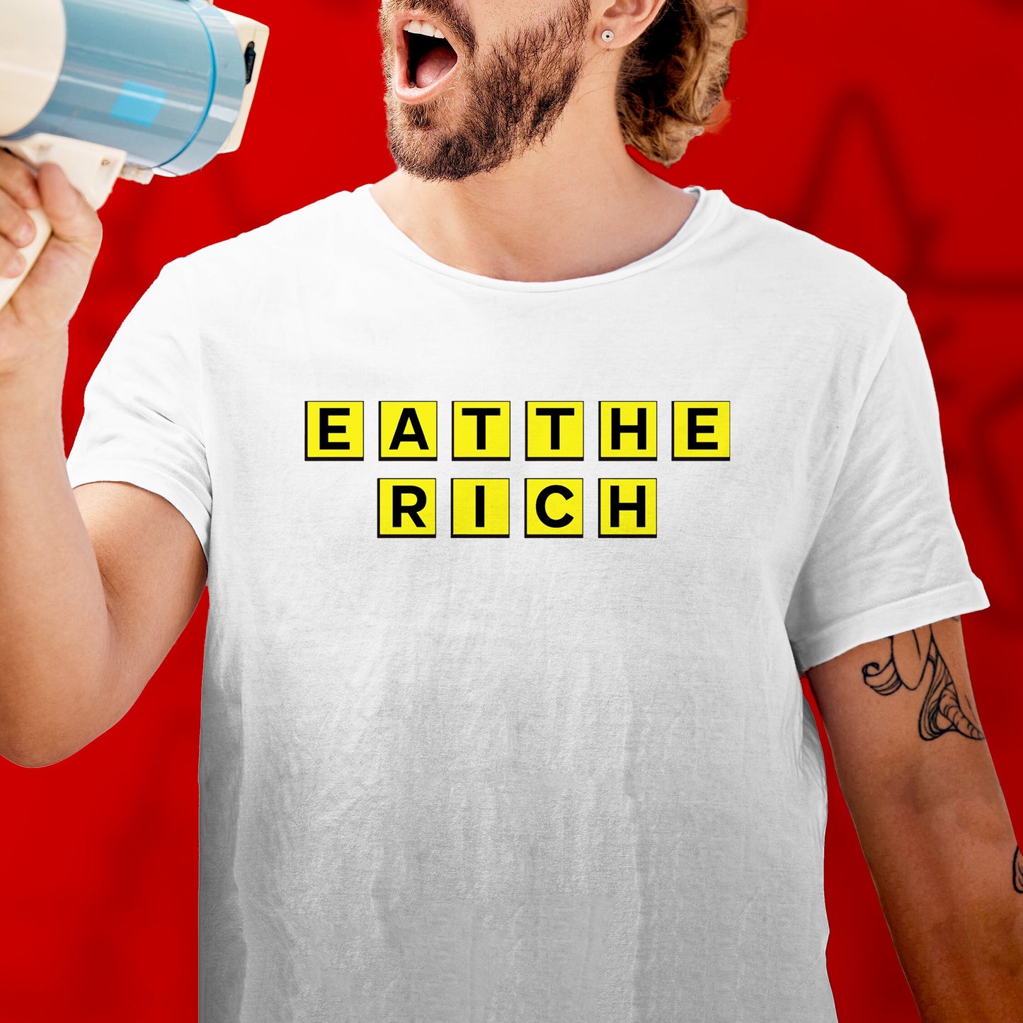 Eat the Rich Shirt Political Anti Capitalist tshirt Leftist Gift Socialist Communist tshirt Anarchist punk revolution Labor Union So