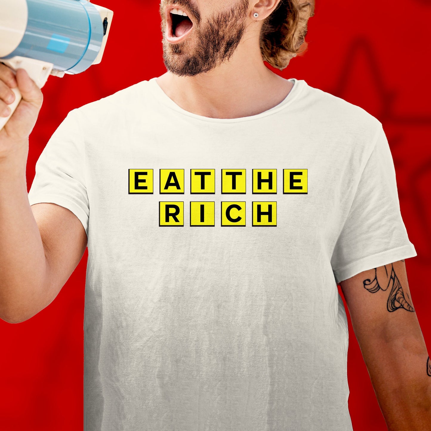 Eat the Rich Shirt Political Anti Capitalist tshirt Leftist Gift Socialist Communist tshirt Anarchist punk revolution Labor Union So