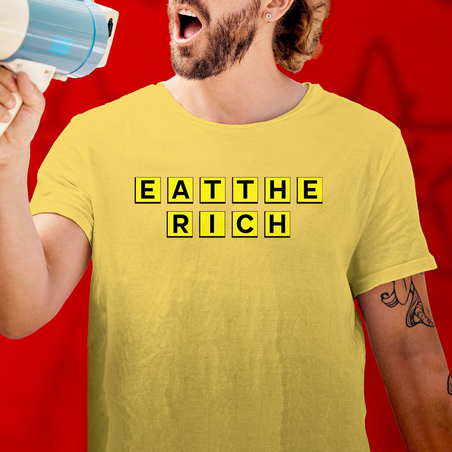 Eat the Rich Shirt Political Anti Capitalist tshirt Leftist Gift Socialist Communist tshirt Anarchist punk revolution Labor Union So