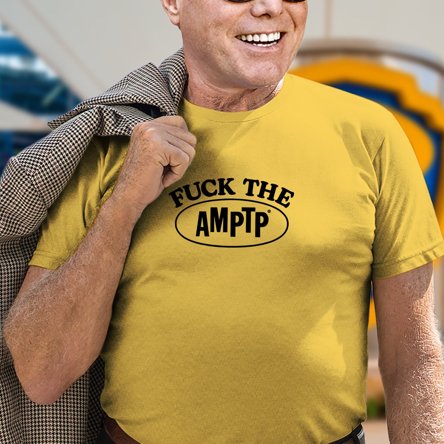 SAG AFTRA Strike Shirt pay actors strike shirt screen actors guild shirt solidarity union labor AMPTP necessary evil wga Strike fair wages