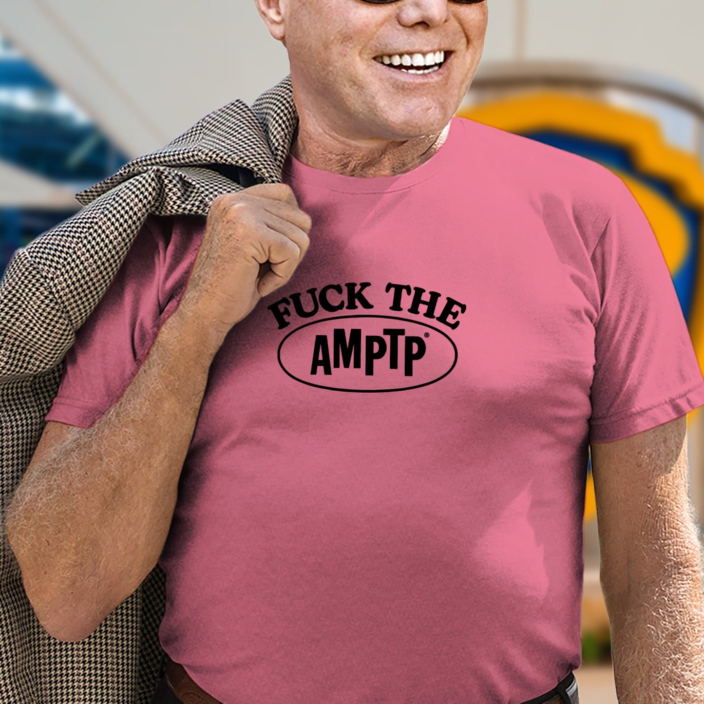 SAG AFTRA Strike Shirt pay actors strike shirt screen actors guild shirt solidarity union labor AMPTP necessary evil wga Strike fair wages