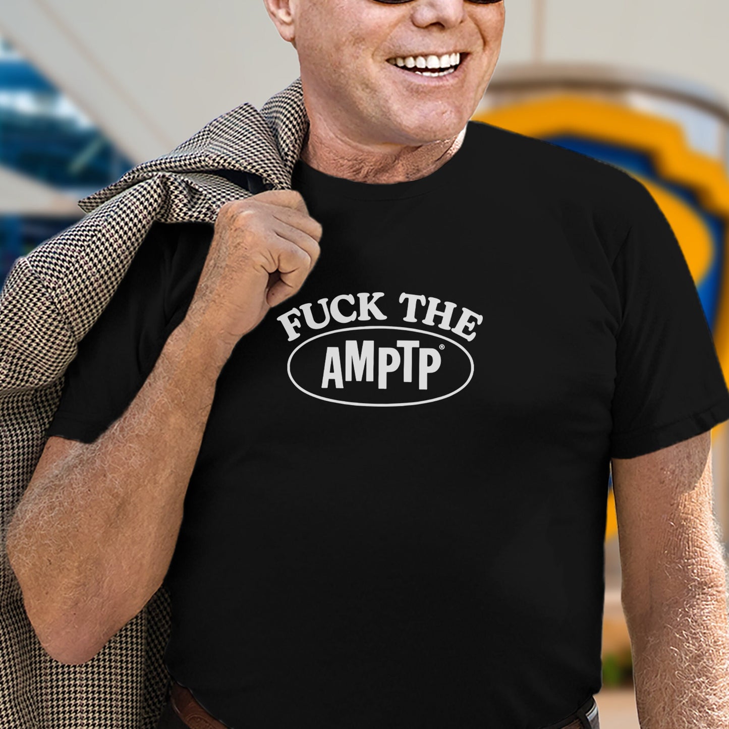 SAG AFTRA Strike Shirt pay actors strike shirt screen actors guild shirt solidarity union labor AMPTP necessary evil wga Strike fair wages