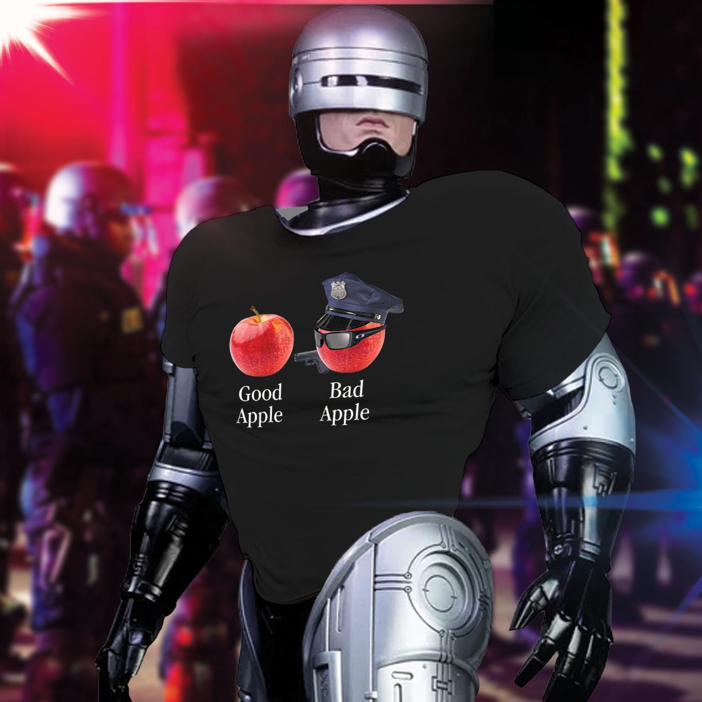 Bad Apple Cop Shirt Stop Cop City Defund Abolish the Police Brutality Riot Gear LAPD NYPD acab 1312 blm Antifa socialist black lives matter