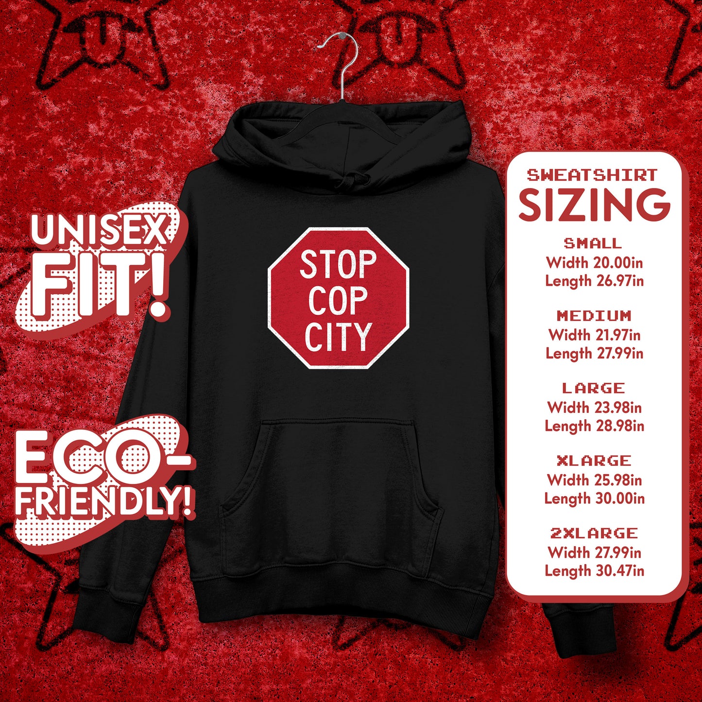 Stop Cop City sweatshirt black lives matter hoodie Atlanta Georgia Defund Abolish the Police Brutality Riot Gear acab blm Antifa socialist