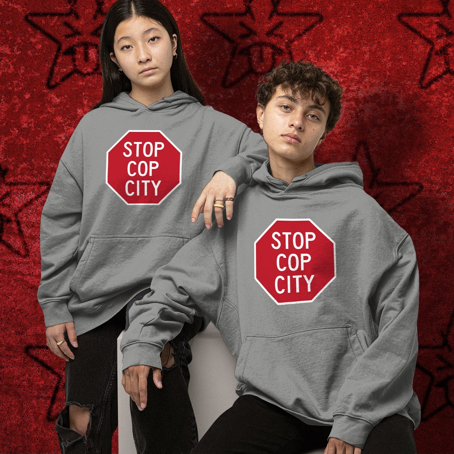 Stop Cop City sweatshirt black lives matter hoodie Atlanta Georgia Defund Abolish the Police Brutality Riot Gear acab blm Antifa socialist