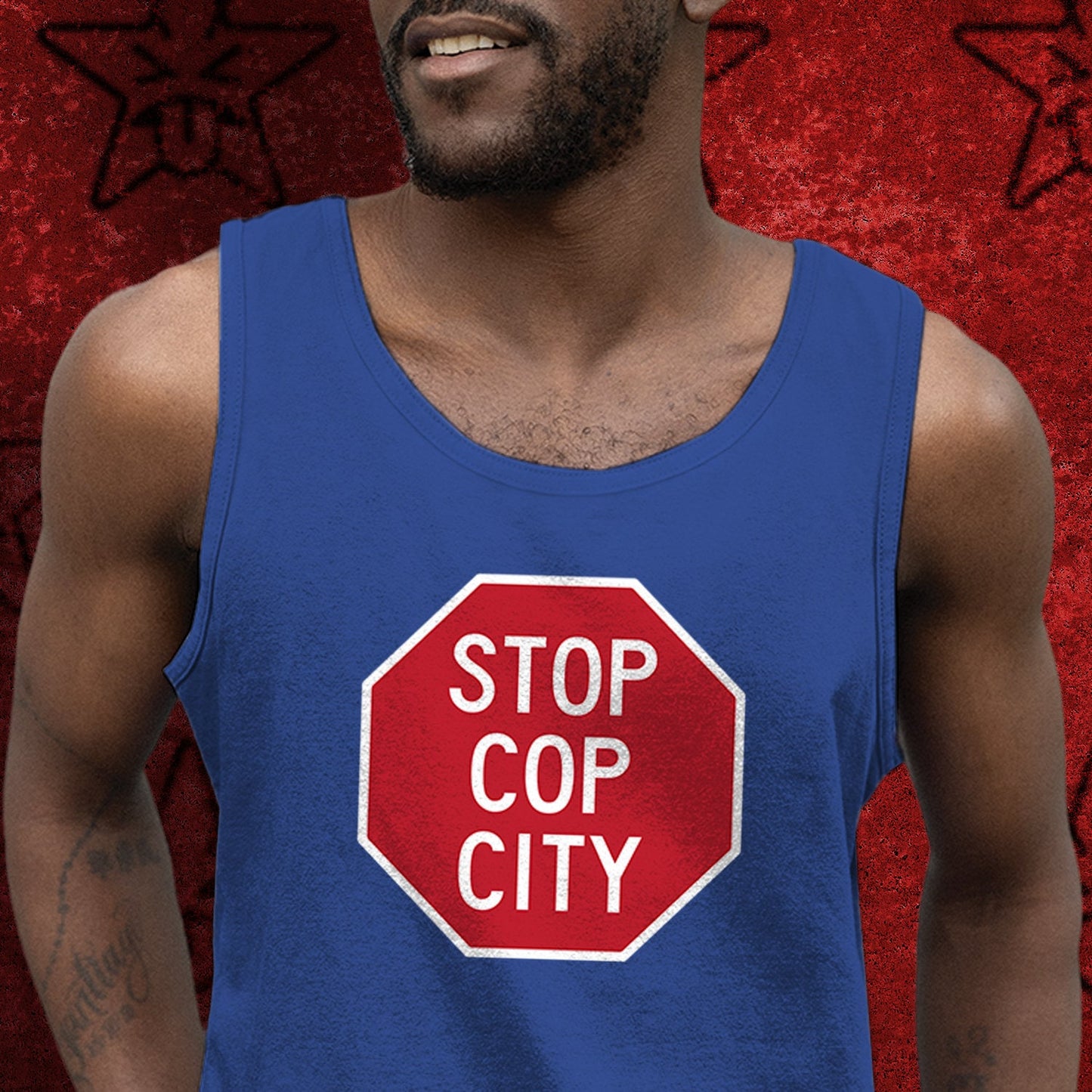 Stop Cop City Shirt black lives matter tank top ftp Atlanta Georgia Defund Abolish the Police Brutality Riot Gear acab blm Antifa socialist