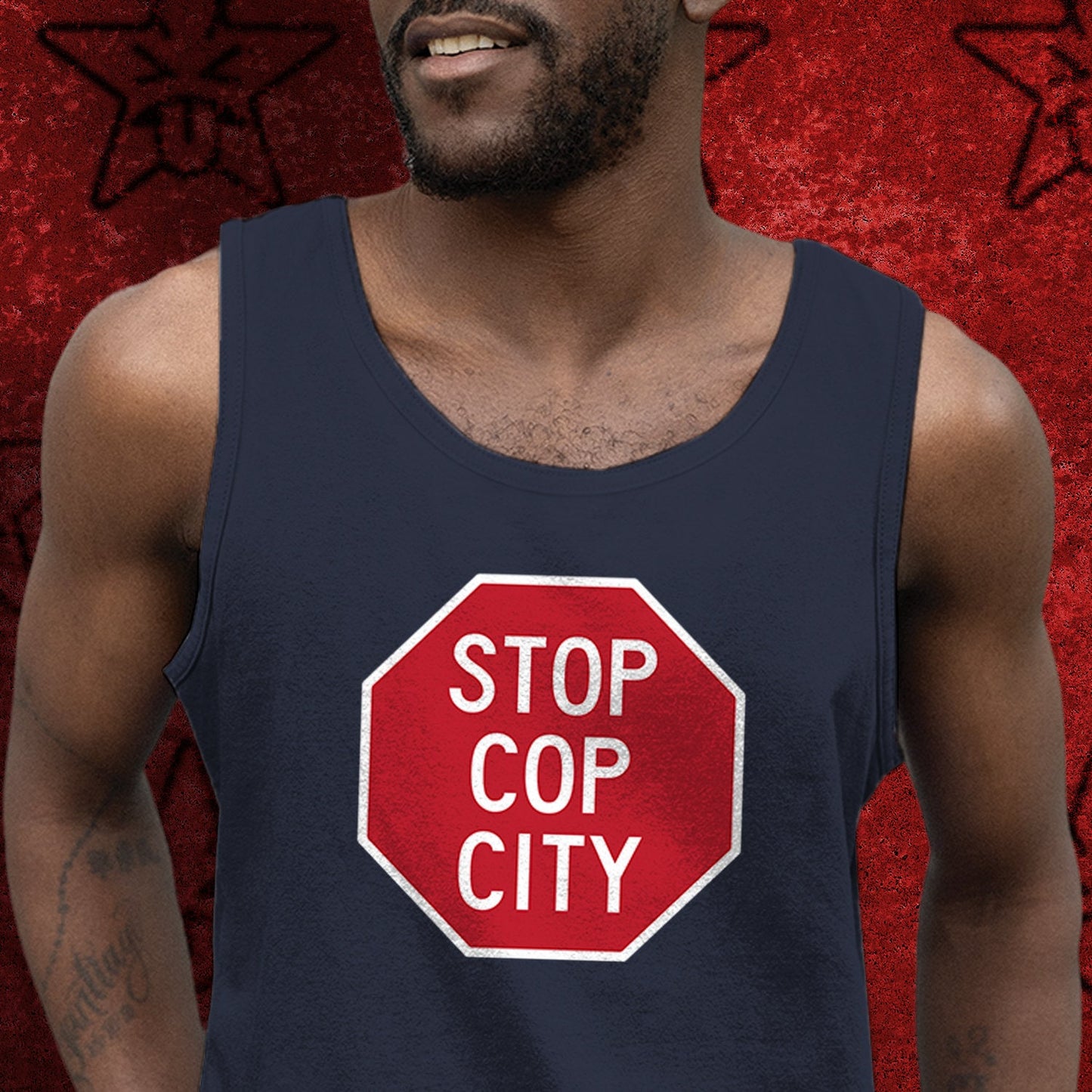 Stop Cop City Shirt black lives matter tank top ftp Atlanta Georgia Defund Abolish the Police Brutality Riot Gear acab blm Antifa socialist