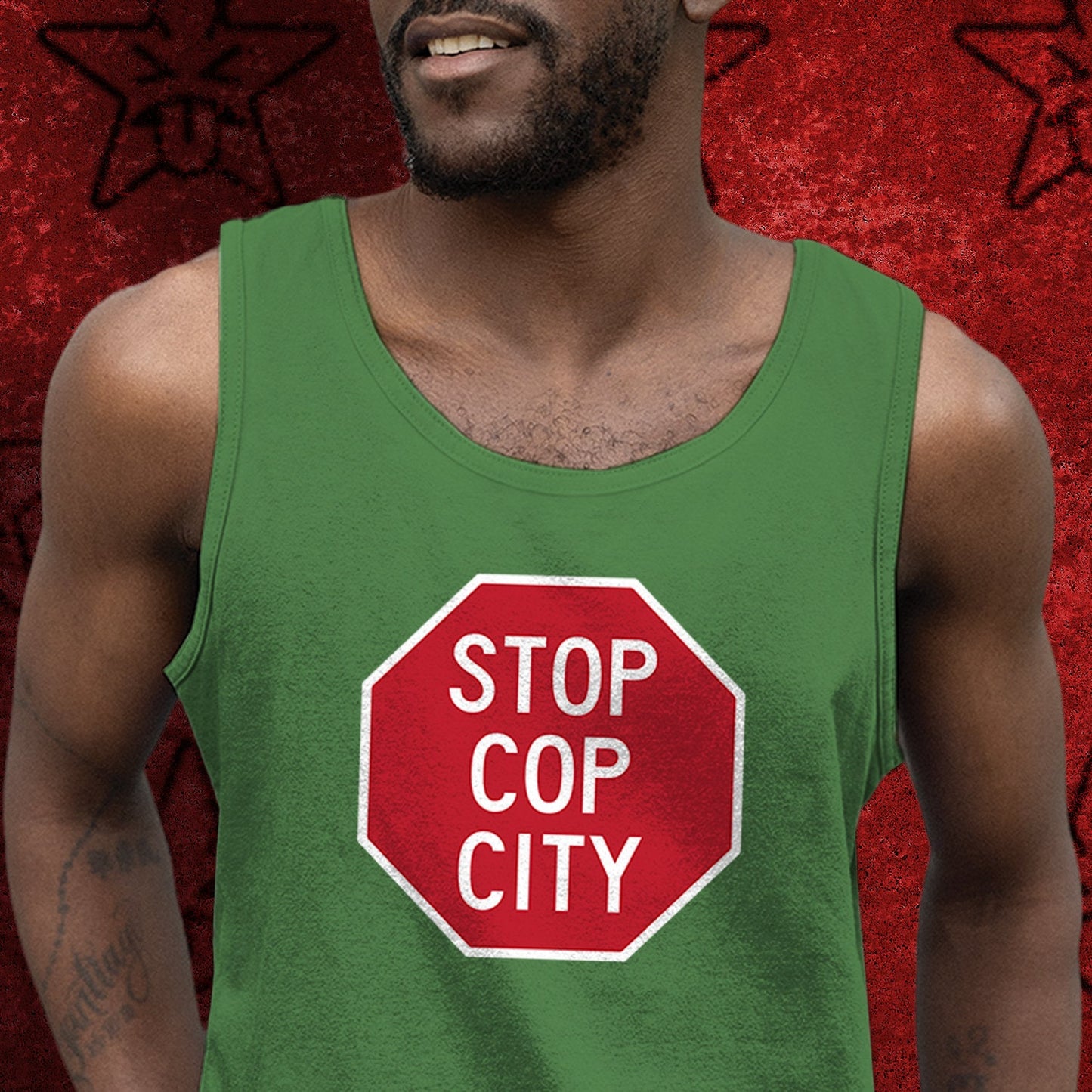 Stop Cop City Shirt black lives matter tank top ftp Atlanta Georgia Defund Abolish the Police Brutality Riot Gear acab blm Antifa socialist