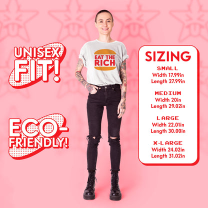 Socialist Shirt Eat the Rich Shirt for Anti Capitalist shirt Funny Gift for Communist and Progressive Union Strong for Fair Wages Solidarity
