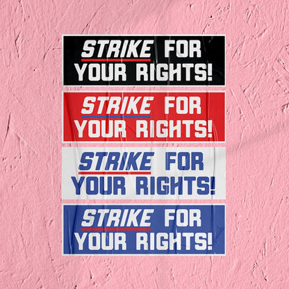 Union Sticker Workers Rights Strike Sticker Union Labor Movement Solidarity Sticker for Working Class Leftist Eat the Rich Solidarity Decal