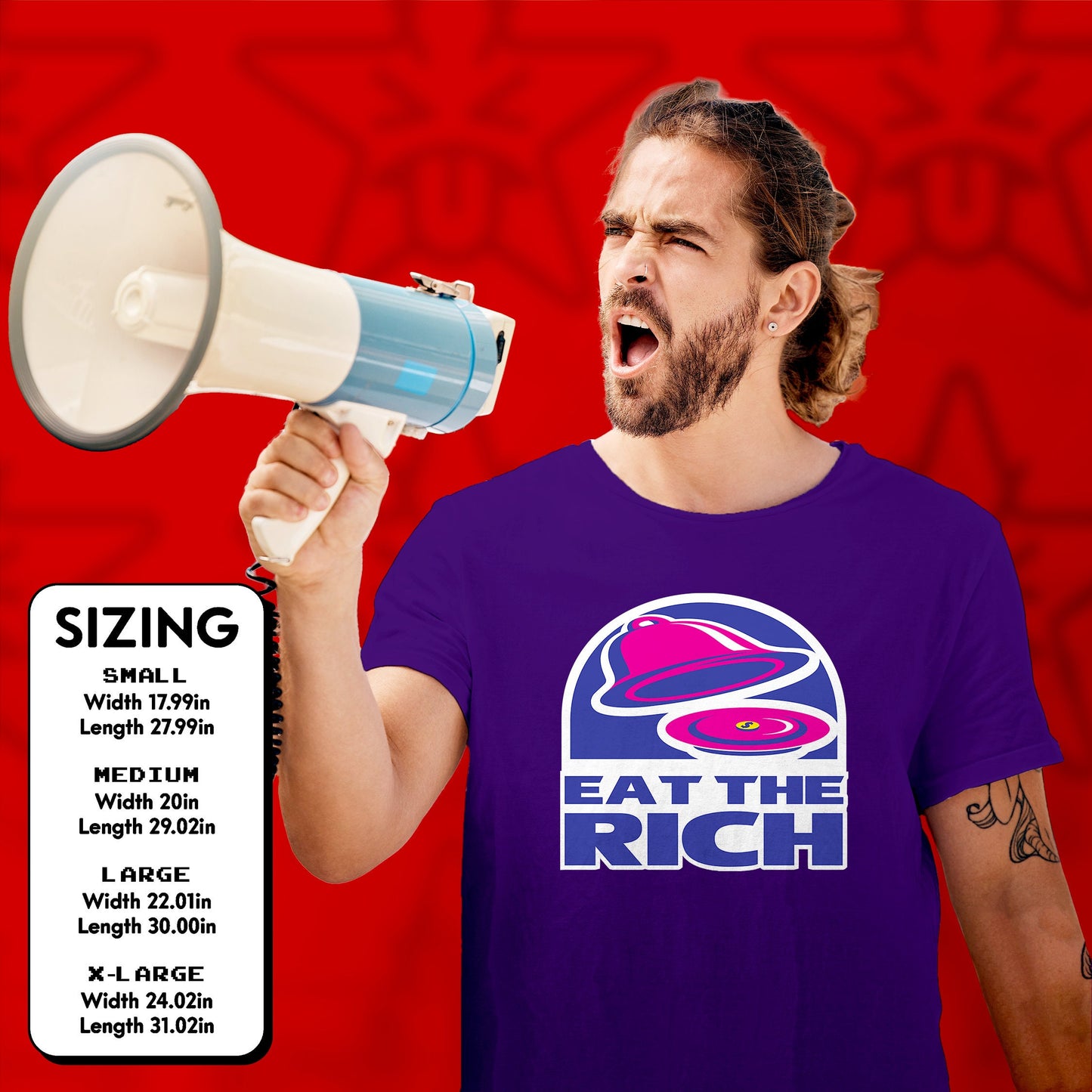 Eat the Rich Shirt Political Anti Capitalist tshirt Leftist Gift Socialist Communist tshirt Anarchist punk revolution Labor Union Solidarity
