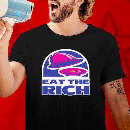 Eat the Rich Shirt Political Anti Capitalist tshirt Leftist Gift Socialist Communist tshirt Anarchist punk revolution Labor Union Solidarity