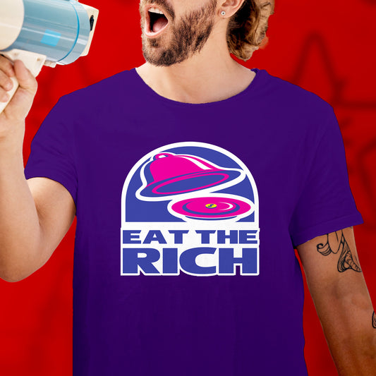Eat the Rich Shirt Political Anti Capitalist tshirt Leftist Gift Socialist Communist tshirt Anarchist punk revolution Labor Union Solidarity